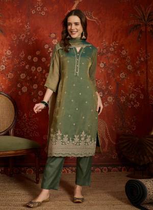 Looking These Prty Wear Salwar Suit in Fine Colored Pair With Bottom And Dupatta.These Top Are Silk And Bottom Are Fabricated On Santoon Pair With Silk Dupatta.Its Beautified With Designer Embroidery Work.