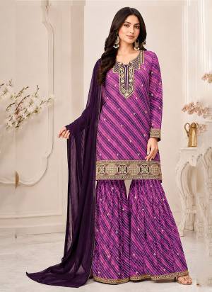 Looking These Party Wear Designer Sharara Suits in Fine Colored Pair With Dupatta.These Top Are Georgette And Dupatta Are Fabricated On Nazmin Pair With Georgette Bottom And Inner.Its Beautified With Designer Printed,Embroidery Work.