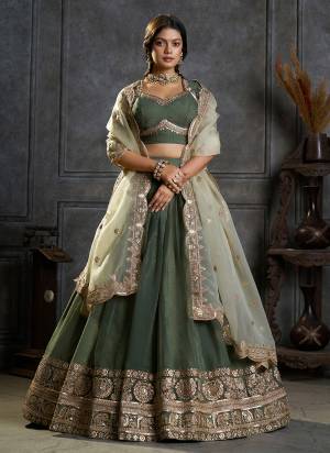 For A Designer Look,Grab These Lehenga Choli in Fine Colored.These Lehenga And Dupatta Are Fabricated On Organza Pair With Organza Blouse.Its Beautified With Designer Embroidery Work.