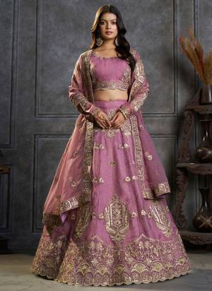 For A Designer Look,Grab These Lehenga Choli in Fine Colored.These Lehenga And Dupatta Are Fabricated On Organza Pair With Organza Blouse.Its Beautified With Designer Embroidery Work.