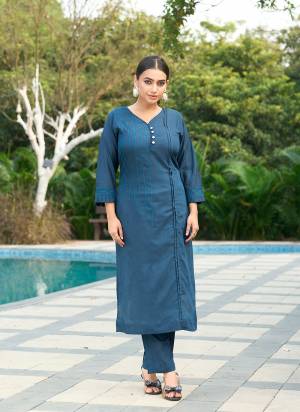 Grab These Beautiful Looking Readymade Kurti With Bottom.These Top And Bottom is Fabricated On Roma Silk.Its Beautified With Designer Embroidery Work.