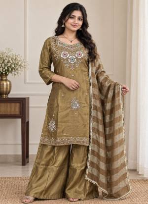 Looking These Beautiful Party Wear Designer Readymade Plazzo Suits.These Top And Bottom Are Glass Silk And Dupatta is Fabricated On Viscose Silk.Its Beautified With Designer Beads Embroidery,Stone Work.