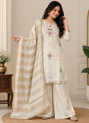 Looking These Beautiful Party Wear Designer Readymade Plazzo Suits.These Top And Bottom Are Glass Silk And Dupatta is Fabricated On Viscose Silk.Its Beautified With Designer Beads Embroidery,Stone Work.
