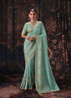 Looking These Fancy Party And Fastival Wear Saree in Fine Colored.These Saree Are Tissue And Blouse is Fabricated On Tissue.Its Beautified With Designer Resha,Jari,Sequance Embroidery With Beads, Stone Work.