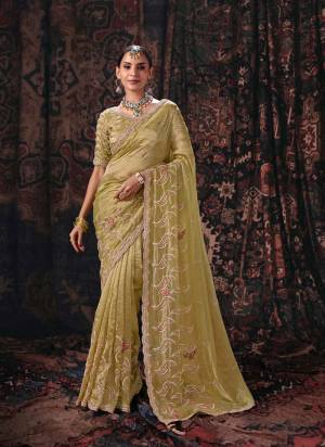 Looking These Fancy Party And Fastival Wear Saree in Fine Colored.These Saree Are Salsa And Blouse is Fabricated On Salsa.Its Beautified With Designer Resha,Jari,Sequance Embroidery With Beads, Stone Work.
