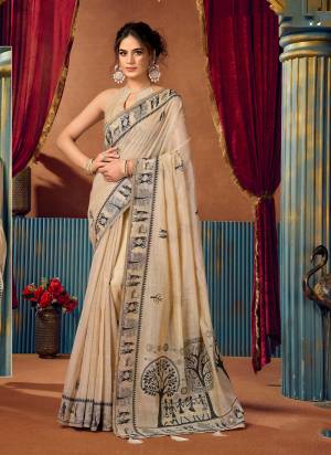 Looking These Fancy Party Wear Saree in Fine Colored.These Saree Are Modal Silk And Blouse is Modal Silk Fabricated.Its Beautified With Woven Warli Designer.