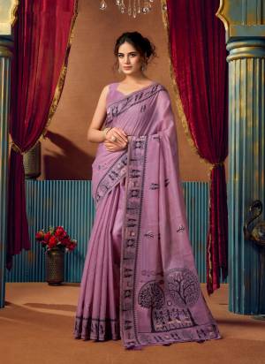 Looking These Fancy Party Wear Saree in Fine Colored.These Saree Are Modal Silk And Blouse is Modal Silk Fabricated.Its Beautified With Woven Warli Designer.
