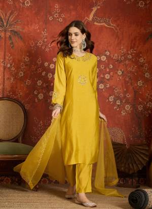 Looking These Prty Wear Salwar Suit in Fine Colored Pair With Bottom And Dupatta.These Top Are Roman Silk And Bottom Are Fabricated On Roman Silk Pair With Organza Dupatta.Its Beautified With Designer Embroidery Work.