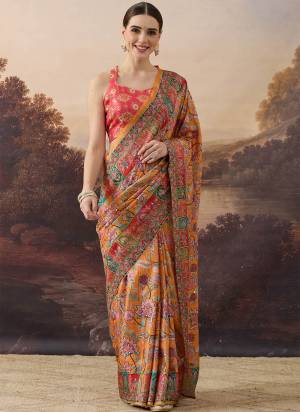 Garb These Party Wear Ready To Wear Saree in Fine Colored.These Saree Are Silk Blend And Blouse is Silk Blend Fabricated.Its Beautified With Designer Printed.