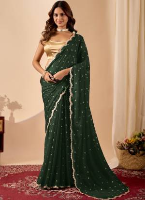 Garb These Party Wear Ready To Wear Saree in Fine Colored.These Saree Are Georgette And Blouse is Georgette Fabricated.Its Beautified With Solid Designer Lace Border.