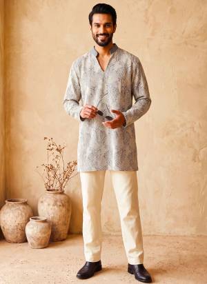 Attractive These Party Wear Mans Wear Kutra Payjama in Fine Color. These Kurta Are Cotton And Payjama Lachaka Fabriced With Designer Heavy Embroidery Work .