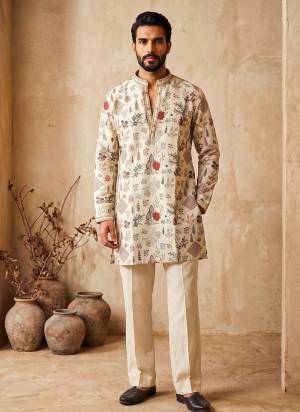 Attractive These Party Wear Mans Wear Kutra Payjama in Fine Color. These Kurta Are Silk And Payjama Lachaka Fabriced With Designer Heavy Embroidery Work .