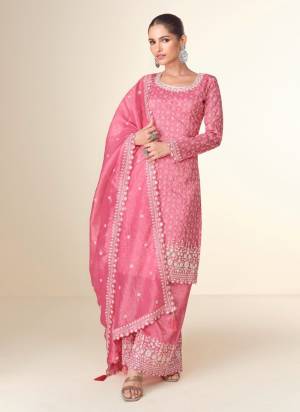 Attractive These Party Wear Free Size Stitched Plazzo Suit in Fine Colored Pair.These Top Bottom And Dupatta Are Tissue Crush And Pair With Santoon Inner.Its Beautified With Heavy Designer Embroidery Work.