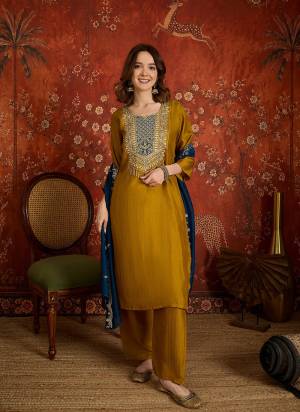 Garb These Suit in Fine Colored Pair With Bottom And Dupatta.These Top Are Vichitra And Bottom Are Fabricated On Vichitra Pair With Vichitra Dupatta.Its Beautified With Designer Embroidery Work.