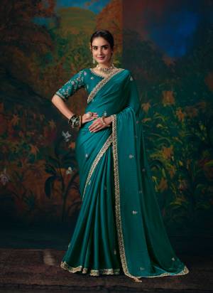 Attractive These Fancy Party And Fastival Wear Saree in Fine Colored.These Saree Are Satin Silk And Blouse is Fabricated On Satin Silk.Its Beautified With Designer Beads Coding Embroidery,Beads Detailing,Stone Hand Work.