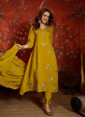Looking These Prty Wear Salwar Suit in Fine Colored Pair With Bottom And Dupatta.These Top Are Mull Chanderi And Bottom Are Fabricated On Roman Silk Pair With Mull Chanderi Dupatta.Its Beautified With Designer Embroidery Work.