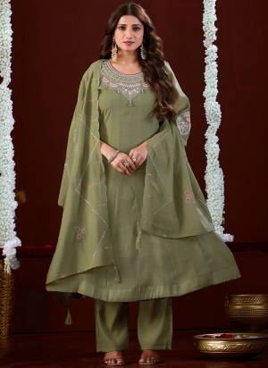 Looking These Beautiful Party Wear Designer Readymade Suits.These Top And Dupatta Are Mal Slub And Bottom is Fabricated On Mul Slub.Its Beautified With Designer Multy Thread Embroidery,Hand Work.