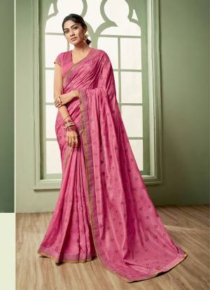 Adorn The Pretty Angelic Look Wearing This Heavy Designer Embroidery Saree In Fancy Pistal Color Paired With Contrasting Colored Blouse. This Saree Is Fabricated On fancy Art Silk Paired With Fabricated Blouse. Its Pretty Color Pallete Will Give An Attractive Look To Your Personality. 