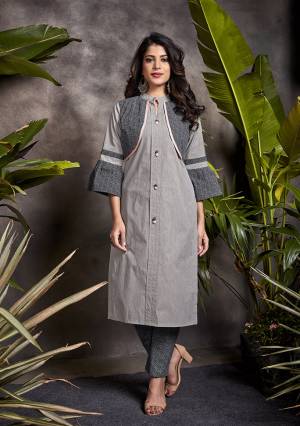 Grab This Readymade Long Kurti In Fine Color Fabricated On South Cotton Beautified With Hand, Jams Work And Pant In Maching Color South Cotton Wevon Design With Pocket. It Is Light In Weight And Easy To Carry All Day Long. 