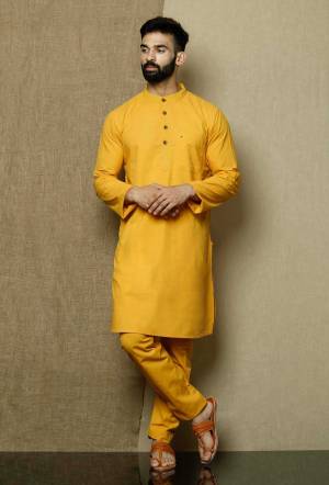 Grab This Amazing Pair Of Kurta And Payjama For Men Fabricated On Cotton. This Kurta Is Suitable For Festive Wear Or Any Wedding Functions. It Is Light In Weight and Can Be Paired With Any Kind Of Bottom Like Chudidar, Pyjama Or Even Denims. Its Fabric Is Soft Towards Skin And Avialable In All Sizes. Buy Now. 