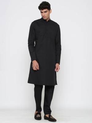 Grab This Amazing Pair Of Kurta And Payjama For Men Fabricated On Cotton. This Kurta Is Suitable For Festive Wear Or Any Wedding Functions. It Is Light In Weight and Can Be Paired With Any Kind Of Bottom Like Chudidar, Pyjama Or Even Denims. Its Fabric Is Soft Towards Skin And Avialable In All Sizes. Buy Now. 