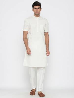 Grab This Amazing Pair Of Kurta And Payjama For Men Fabricated On Cotton. This Kurta Is Suitable For Festive Wear Or Any Wedding Functions. Its Fabric Is Soft Towards Skin And Avialable In All Sizes. Buy Now. 