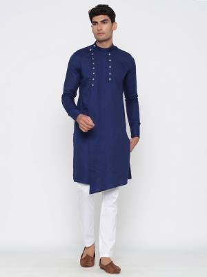 This Festive And Wedding Season Adorn A Proper Traditional Look Wearing?This Designer Readymade Kurta With Bottom Which Is Cotton Based. Its Fabric Has Rich Feel And Light In Weight, Also It Is Available In All Sizes. Choose As Per Your Desired Fit And Comfort. Buy Now.?