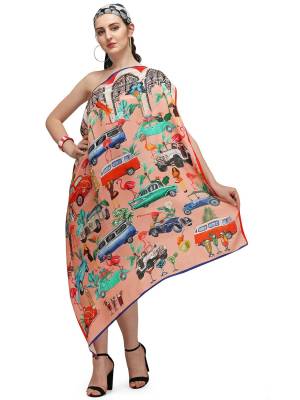 Enhance The Look Of Your Gown, Lehenga Or Even Kurti With This Pretty Digital Printed With Health Guard Anti Viral Coating  Fabricated Scarf. You Can Pair This Up Same Colored Attire. Buy Now.
