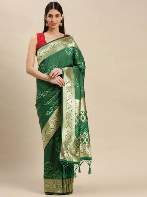 Look Attractive Wearing This Partywear Saree Are Fine Saree Paired With Blouse.  This Heavy Designer Weaving Work Saree And Blouse Are Banarasi Silk Based Fabric. Buy This Pretty Saree Now.