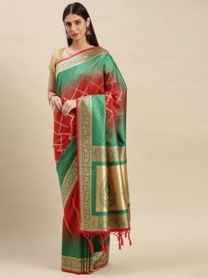 Garb This Partywear Saree Are Fine Saree Paired With Blouse.  This Heavy Designer Weaving Work Saree And Blouse Are Banarasi Silk Based Fabric. Buy This Pretty Saree Now.