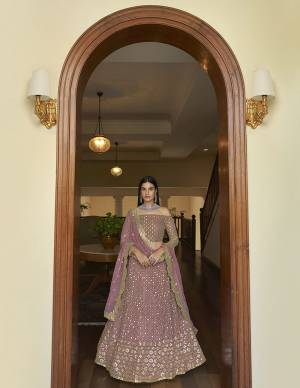 Look Attrective Partywear Heavy Designer Lehenga Choli And Dupatta In Fine Color. Lahenga Are Georgette Choli Are Georgette And Dupatta Is Georgette Fabricated With Heavy Attractive Designer Embroidery Work. 