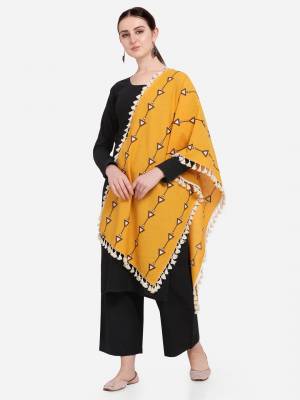 Attrective Enhance the Look Of Your Dress With This Pretty Heavy Thread Embroidered Cotton Khadi Fabricated Stoles. You Can Pair This Up Same Or Contrasting Colored Attire. Buy Now.