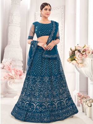 Best This Wedding Partywear Heavy Designer Lehenga Choli And Dupatta In Fine Color Fabricated On Net Beautified Fabric With Designer Printed Pattern Embroidery Work. 