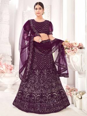 Best This Wedding Partywear Heavy Designer Lehenga Choli And Dupatta In Fine Color Fabricated On Net Beautified Fabric With Designer Printed Pattern Embroidery Work. 