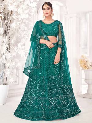 Best This Wedding Partywear Heavy Designer Lehenga Choli And Dupatta In Fine Color Fabricated On Net Beautified Fabric With Designer Printed Pattern Embroidery Work. 