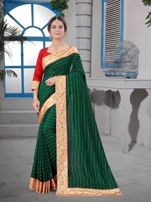 Attrective Look This Fastival Partywear Saree Are Fine Saree Paired With Blouse.This Saree Are Vichitra Silk And Blouse Are Mono Banglori Silk Based Fabric With Heavy Dew Drope With Moti And Banarasi Border. Buy This Pretty Saree Now.