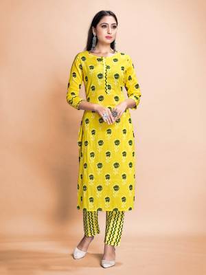 Grab This Readymade Long Dress In Fine Color Top And Bottom Are Rayon Fabricated Beautified With Designer Printed. It Is Light In Weight And Easy To Carry All Day Long. 