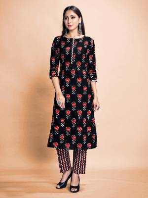 Grab This Readymade Long Dress In Fine Color Top And Bottom Are Rayon Fabricated Beautified With Designer Printed. It Is Light In Weight And Easy To Carry All Day Long. 