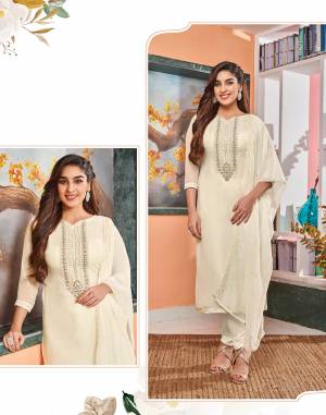 Garb This Designer Long Length Suit In Lovely Color.Its Pretty Designer Embroidery Work Top Is Georgette Based Paired With Santoon Bottom And Georgette Fabricated Dupatta Which Gives An Attractive To The Suit.