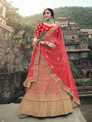 Look Attractive In This Designer Heavy Lehenga Choli In Ptrtty Color Paired?With Lovely Blouse And Dupatta. This Blouse And Lehenga Are Fabricated On Satin Paired With Soft Net Fabricated Dupatta. It Has Heavy Designer Glitter Dori,Jari With Thread Embroidery And Stone Work.Buy Now.