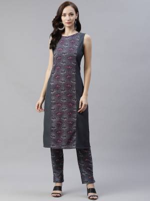 Grab This Readymade Collection Come With Pretty Colored Kurti Come With Matching Bottom And Rayon Fabricated Beautified With Designer Foil Printed