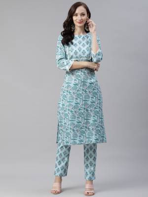 Grab This Readymade Collection Come With Pretty Colored Kurti Come With Matching Bottom And Rayon Fabricated Beautified With Designer Foil Printed