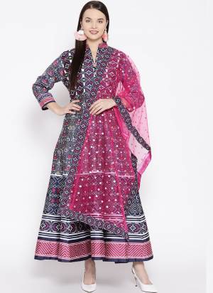 Adorn The Pretty Angelic Look Wearing This Readymade Suit In PrettyColored Pair With Contrst Dupatta.?These Top Is Fabricated On Soft Killer Silk Pair With Santoon Bottom And Soft Net Dupatta Beautified With Digital Print. Buy Now.?