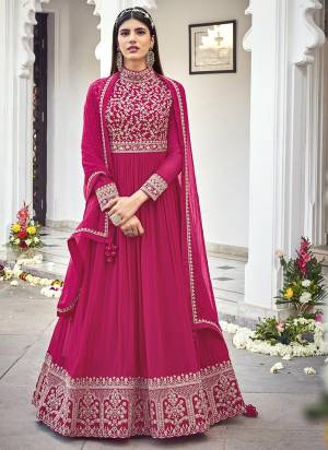 You Will Definitely Earn Lots Of Compliments In This Lovely Suit In Beautifull Colored Top Paired With Pretty Bottom And Dupatta. Its Top Is Fabricated On Faux Georgette Paired With Santoon Fabricated Bottom And Faux Georgette Dupatta Beautified With Heavy Designer Embroidery,Diamond Work.