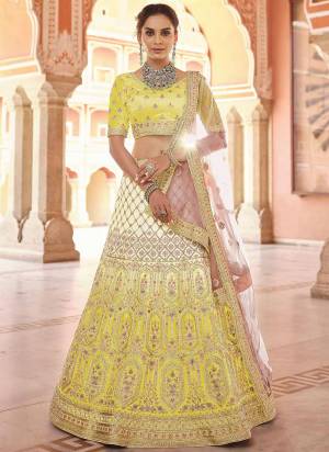 For A Beautifull Look,Grab These Heavy Designer Lehenga Choli In All Over Pretty Look.Its Lehenga And Choli Are Fabricated On Velvet Pair With Net Blouse.Beautified Heavy Designer Work.