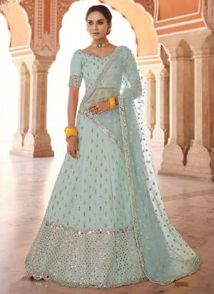 For A Beautifull Look,Grab These Heavy Designer Lehenga Choli In All Over Pretty Look.Its Lehenga And Choli Are Fabricated On Art Silk Pair With Net Blouse.Beautified Heavy Designer Work.