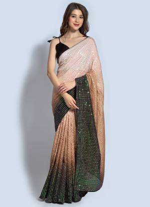 Rich And Elegant Looking Saree Is Here WIth Pretty Colored Paired With Blouse.?This Saree Is Fabricated On Georgette And Blouse Are Fabricated On Banglori Silk Beautified With Designer Sequance Embroidery Work.