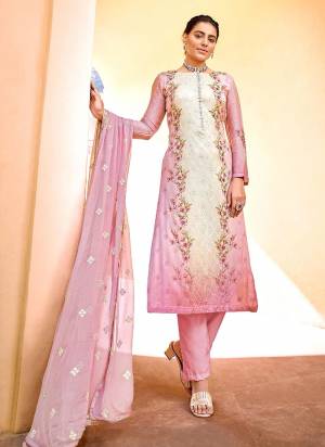 Adorn The Pretty Angelic Look In This Beautiful Suit in All Over Pretty Coored.These Top is Fabricated On Viscose Chinon Chiffon Pair With Santoon Bottom And Chinon Chiffon Dupatta.Its Beautified With Designer Work.