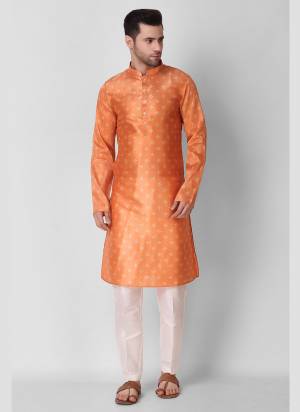 Take your ethnic style quotient to the next level by wearing this fashionable kurta set.Its Come With Art Silk Fabricated Pair With Art Silk Fabric Payjama.Buy Now