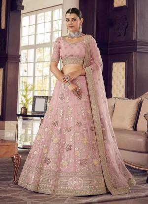 For A Designer Look,Grab These Heavy Deigner Lehenga in All Over Beautiful Colored.These Lehenga is Fabricated On Organza Pair With Organza Blouse And Soft Net Dupatta.Its Beaitified With Heavy Designer Work.